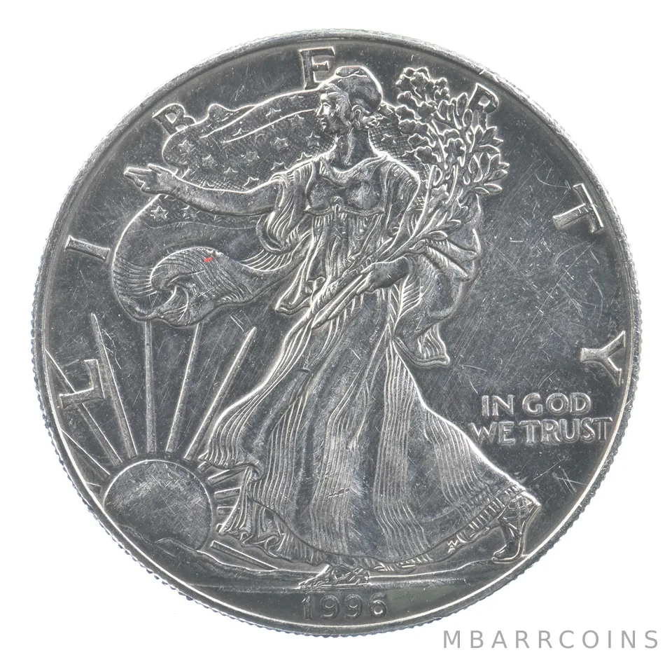 Better Date 1996 American Silver Eagle 1 Troy Oz .999 Fine Silver *666