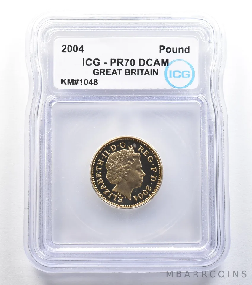 2004 Great Britain Pound KM#1048 PR70 DCAM ICG *7869