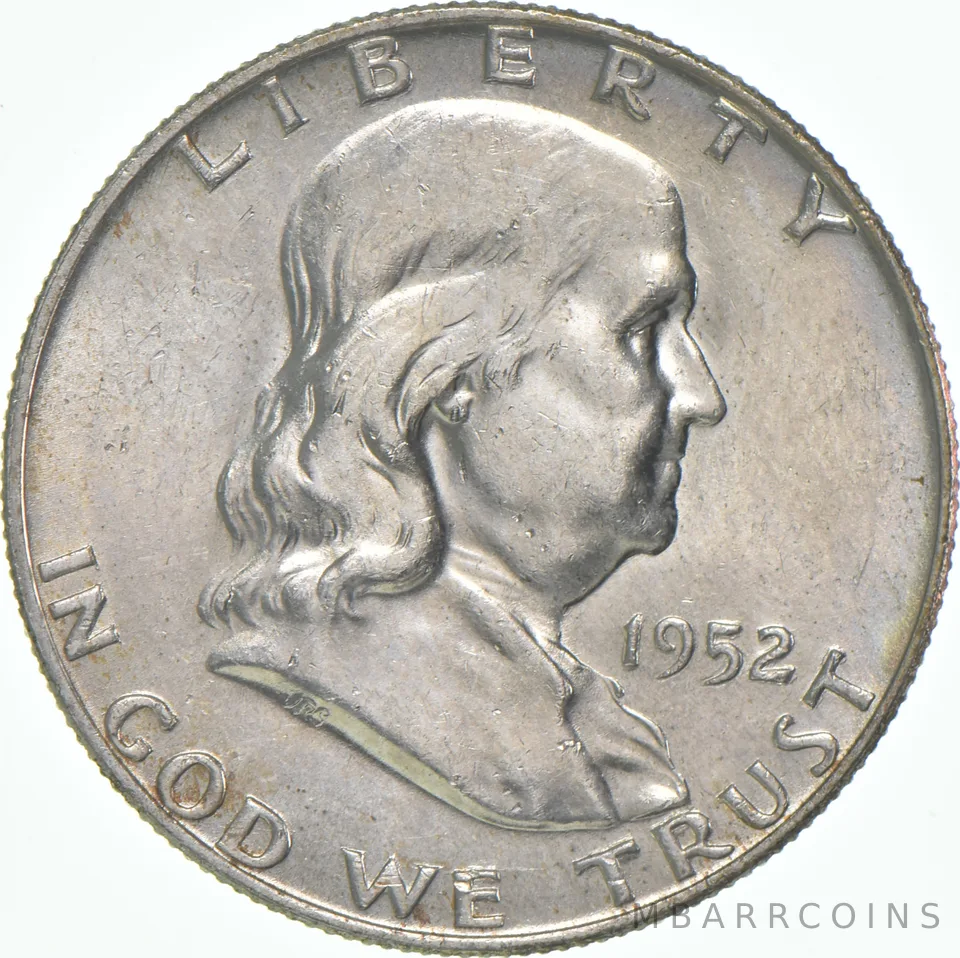 1952-D Franklin Half Dollar AU 90% Silver
