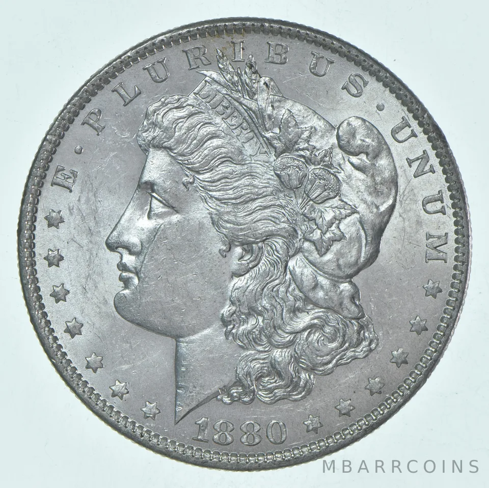 BU/Unc 1880-O Morgan Silver Dollar (1 coin)