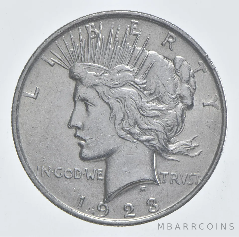 1923 Peace Silver Dollar Estate Coin Collection *283