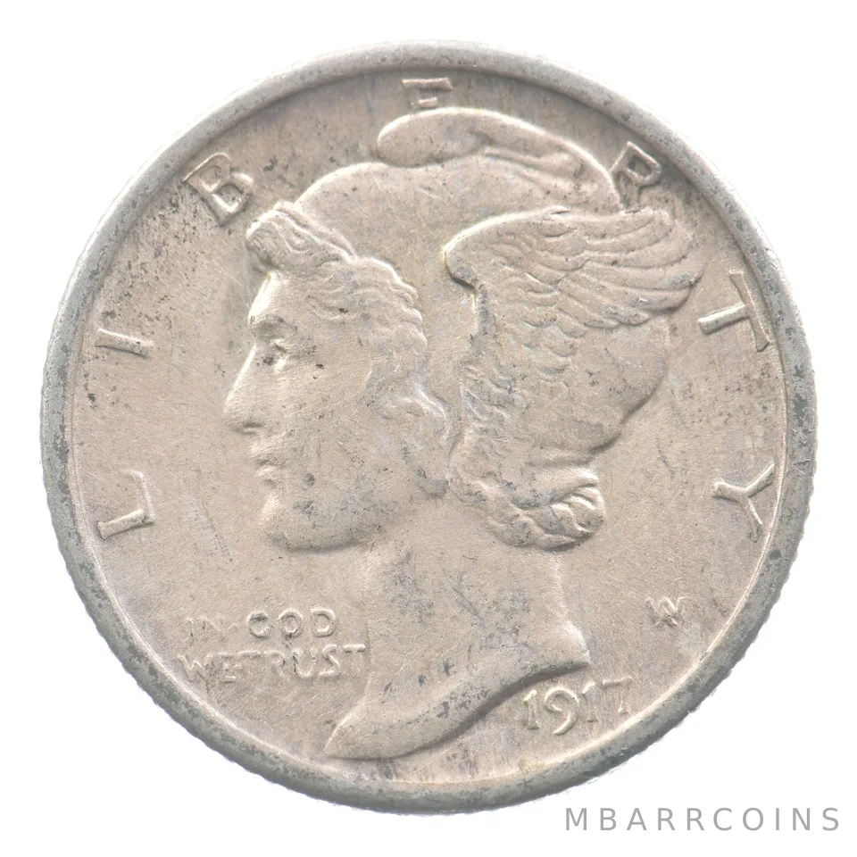 1917 Mercury Dime *0338