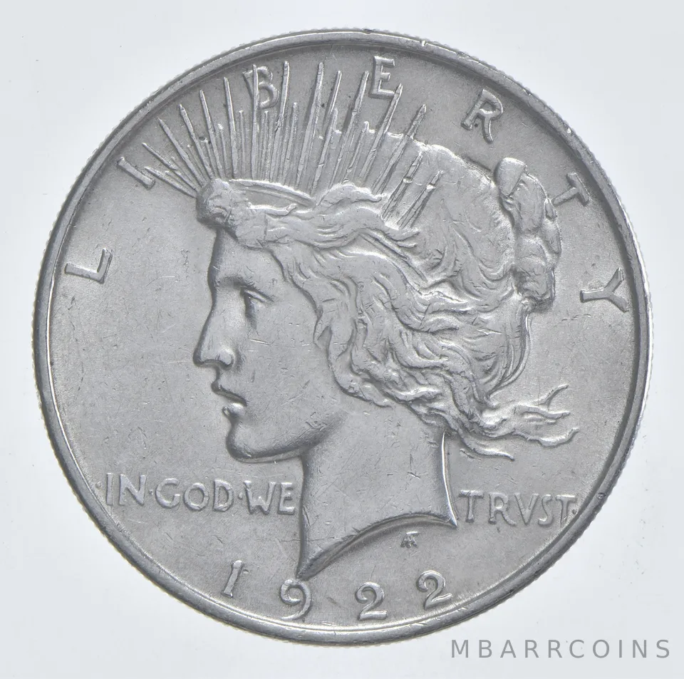 1922 Peace Silver Dollar Estate Coin Collection *251