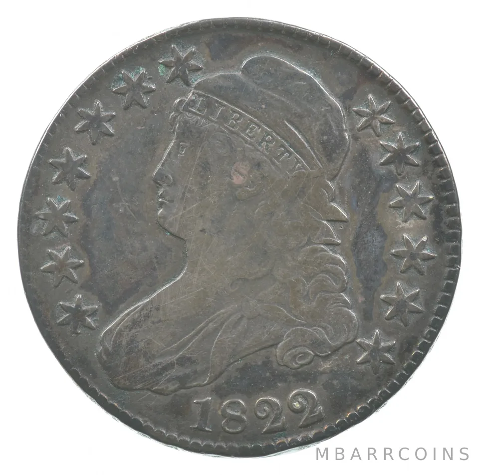 1822 Capped Bust Half Dollar *4825