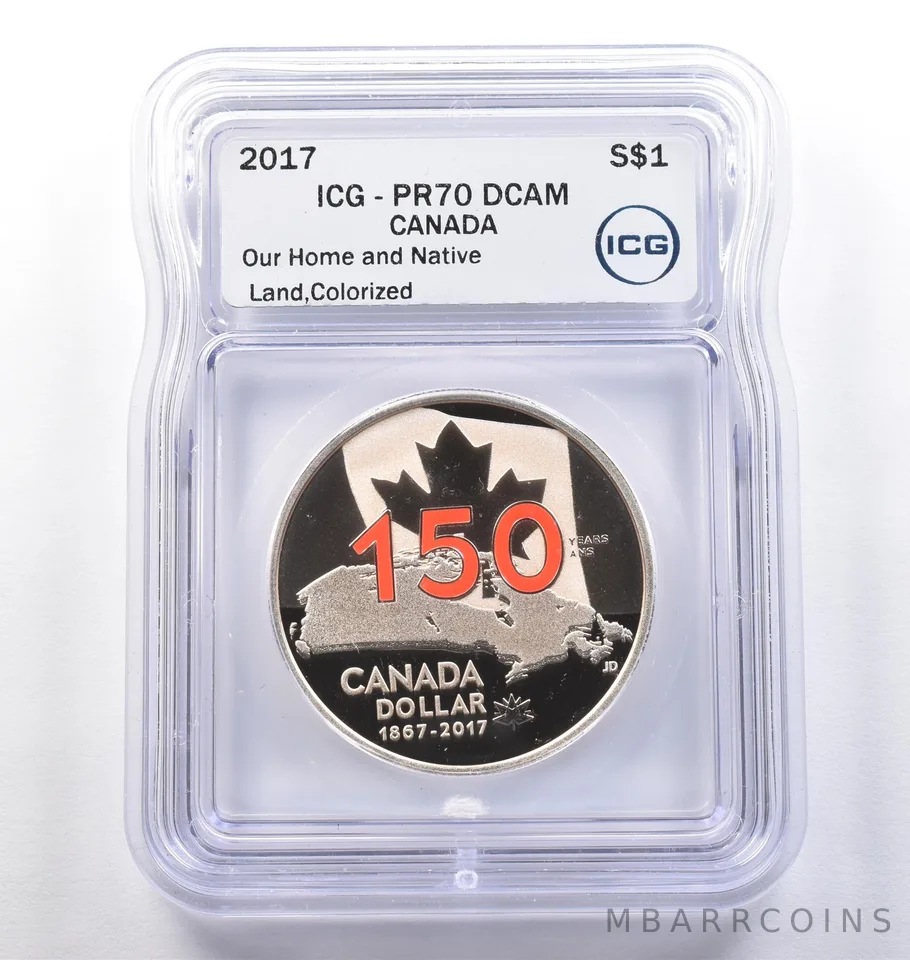 2017 Canada 1 Dollar Silver Our Home Native Land Colorized PR70 DCAM ICG *3753