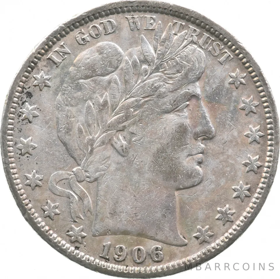 1906-D Barber Half Dollar *3797