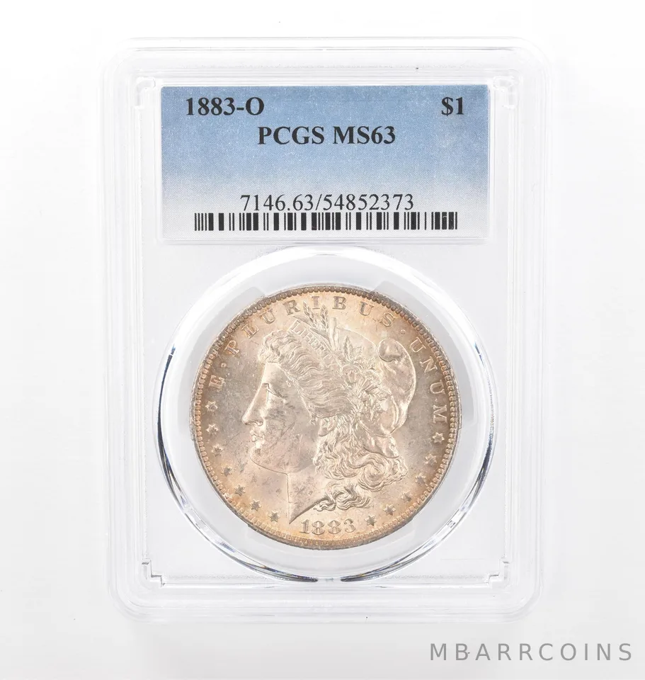 1883-O Morgan Silver Dollar MS63 PCGS Beautiful Tone *2065