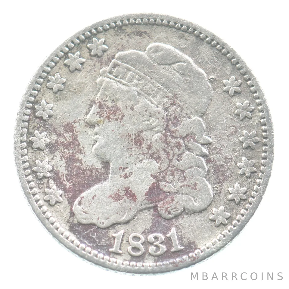 1831 Capped Bust Half Dime *3581