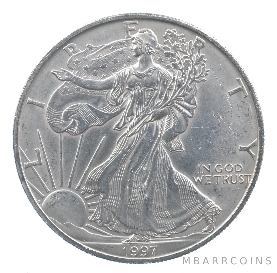 Better Date 1997 American Silver Eagle 1 Troy Oz .999 Fine Silver *738
