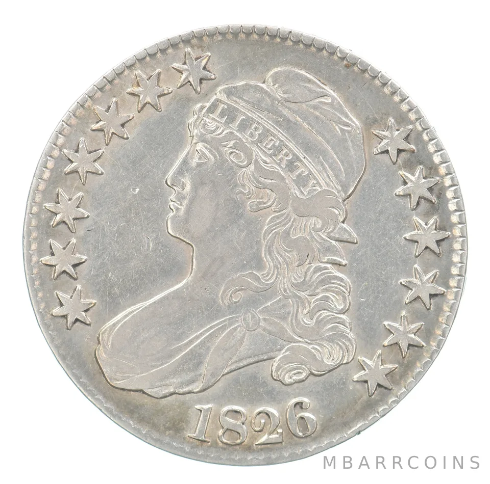 1826 Capped Bust Half Dollar Beautiful Tone *0694