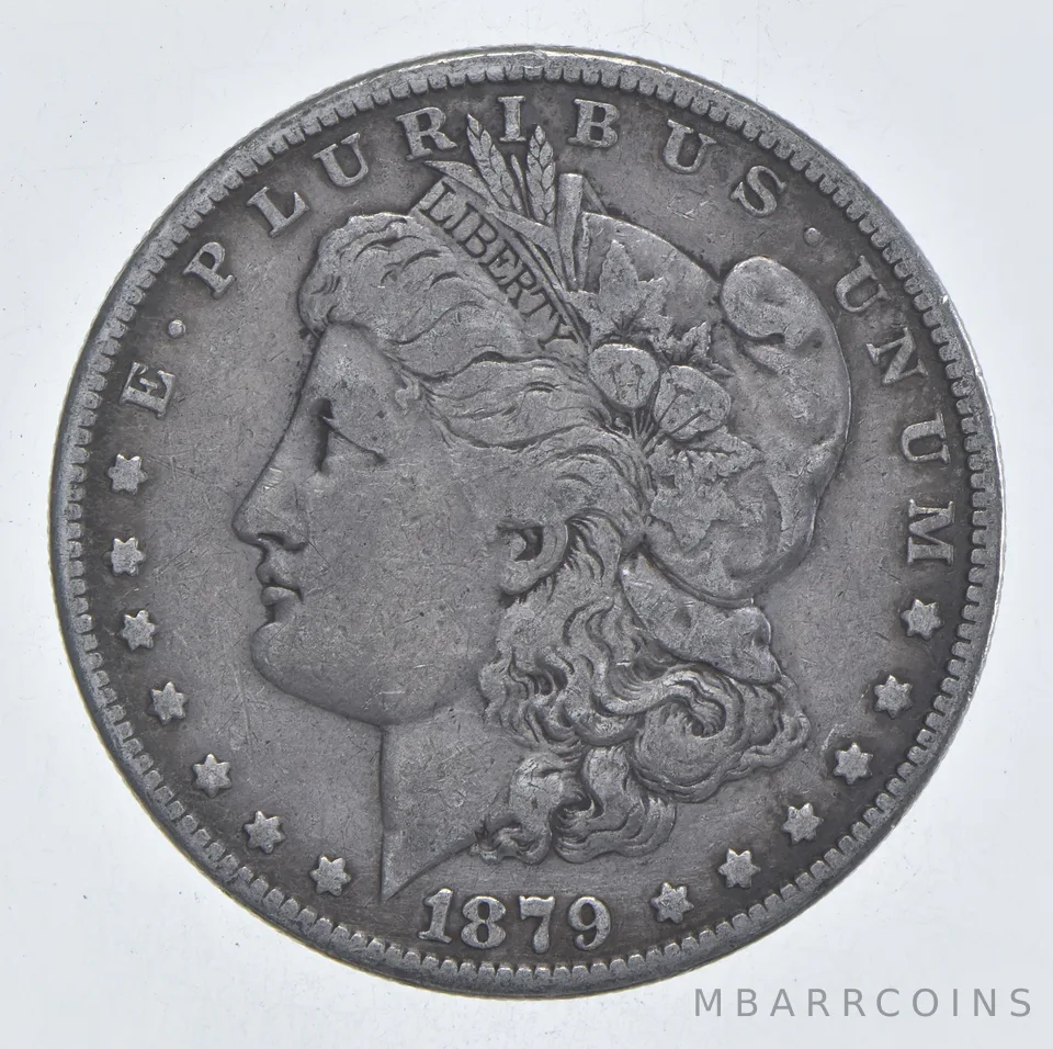 Early - 1879 Morgan Silver Dollar - 90% US Coin *062