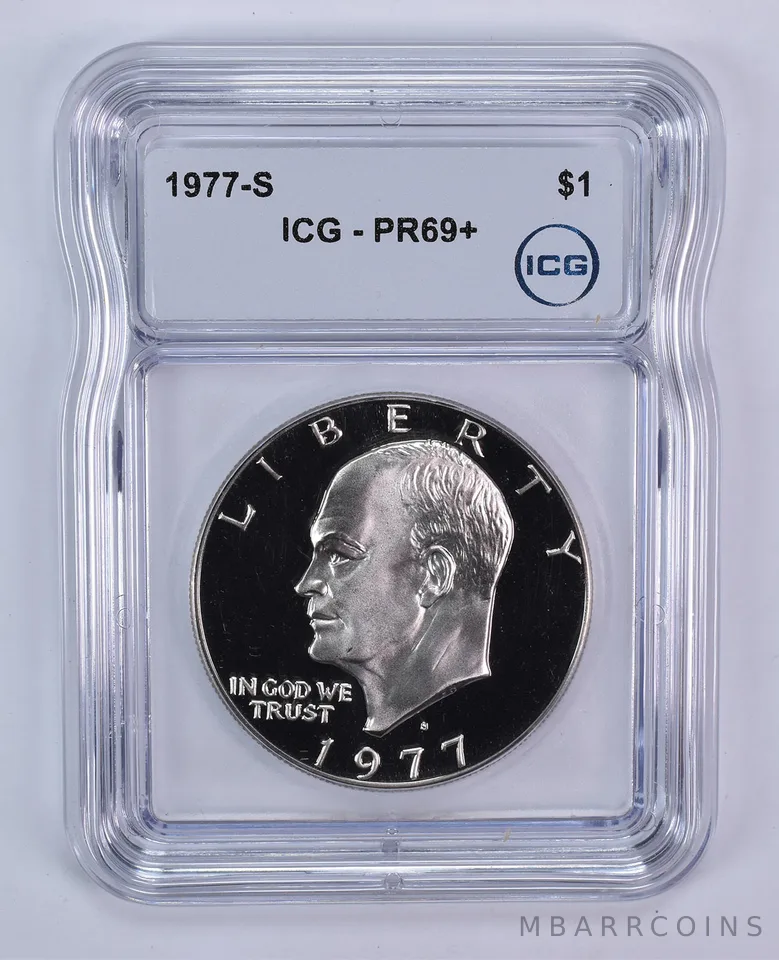 1977-S Eisenhower $1 PR69+ ICG
