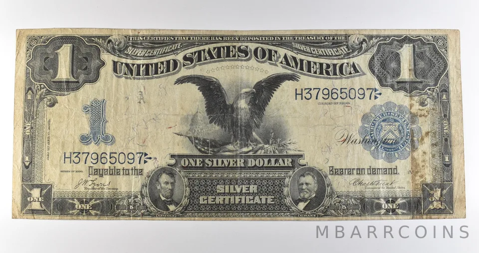 1899 $1 Silver Certificate Large Note Blue Seal *3611