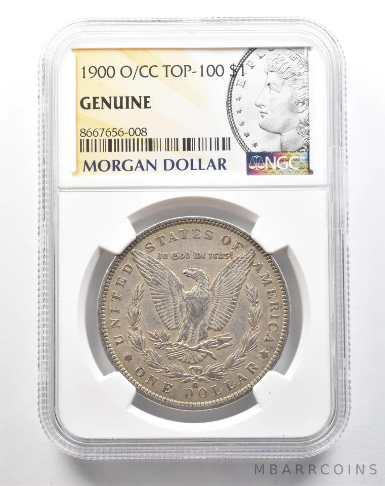 1900-O/CC Morgan Silver Dollar Top 100 Genuine NGC *3852