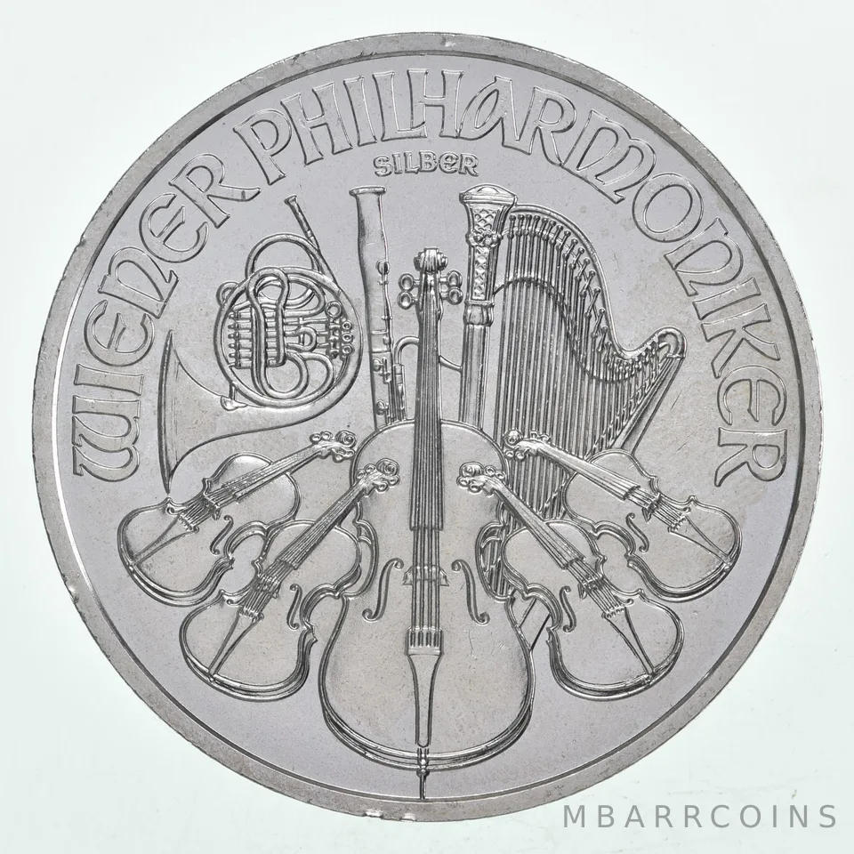 2023 Austria 1,50 Euro Silver Unze Philharmonic 1 Oz Silver