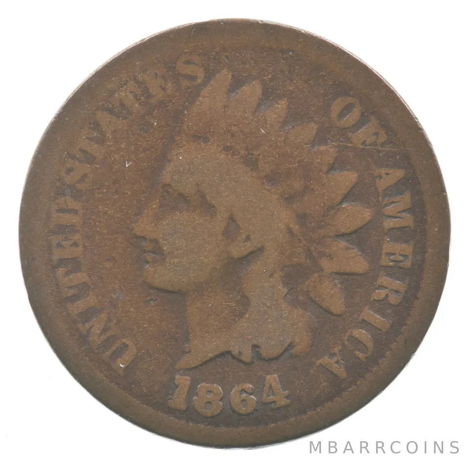1864 L Indian Head Cent *6522