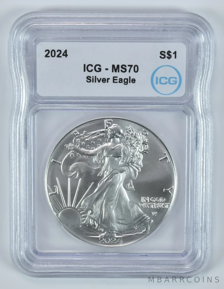 2024 American Silver Eagle MS70 ICG