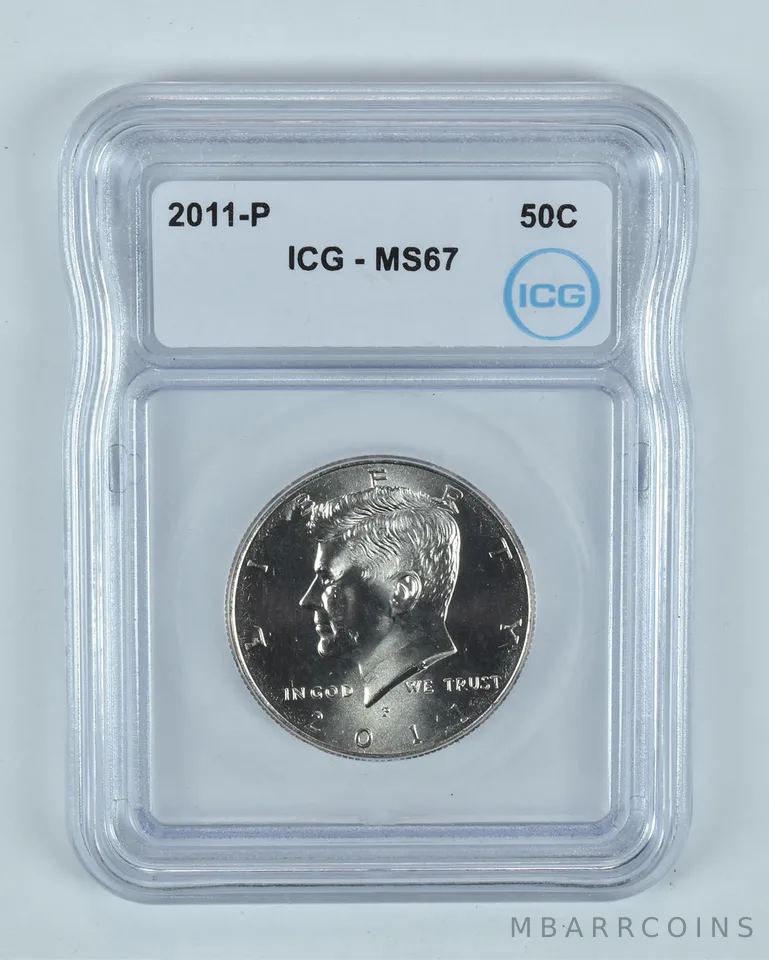2011-P Kennedy Half Dollar MS67 ICG