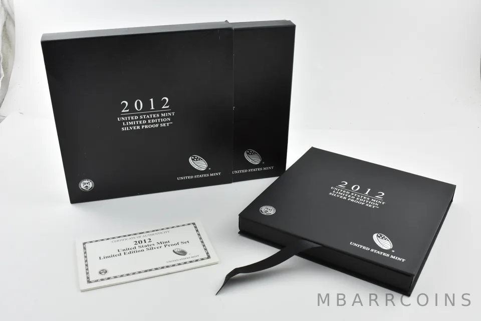 OGP 2012 Limited Edition Silver Proof Set BOX & COA - NO COINS