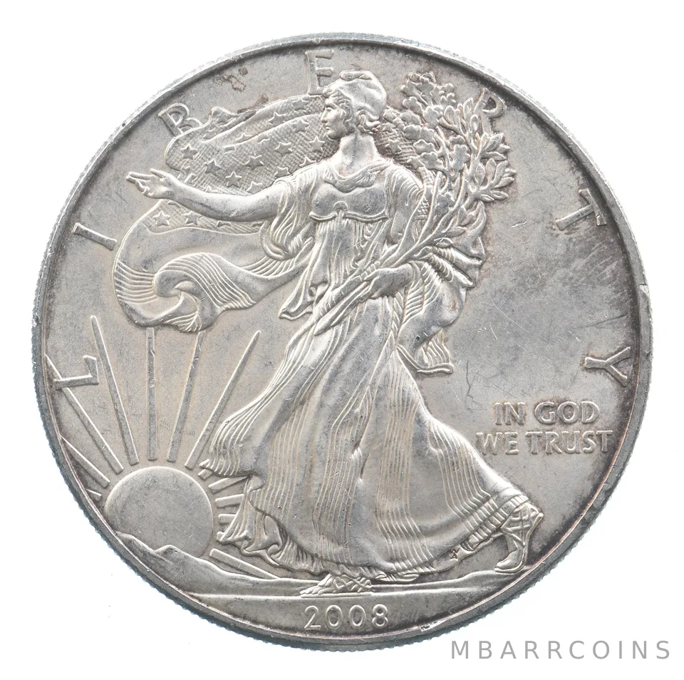 Better Date 2008 American Silver Eagle 1 Troy Oz .999 Fine Silver *598