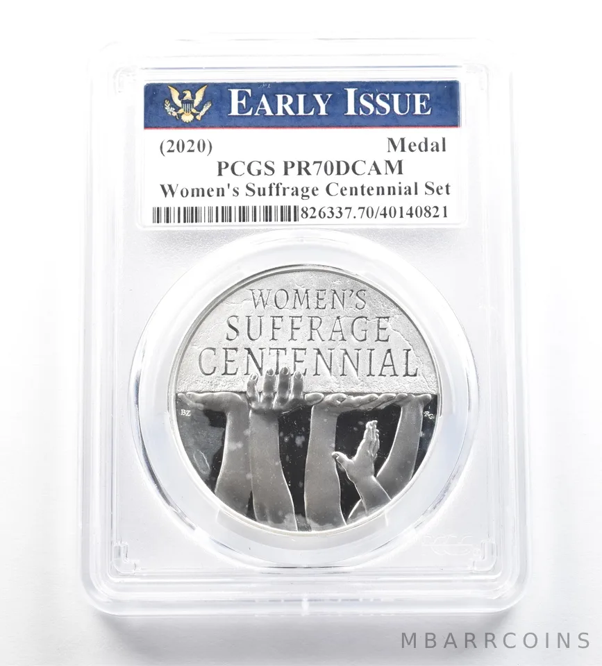(2020) Medal Women's Suffrage Centennial Set Early Issue PR70 DCAM PCGS *5274
