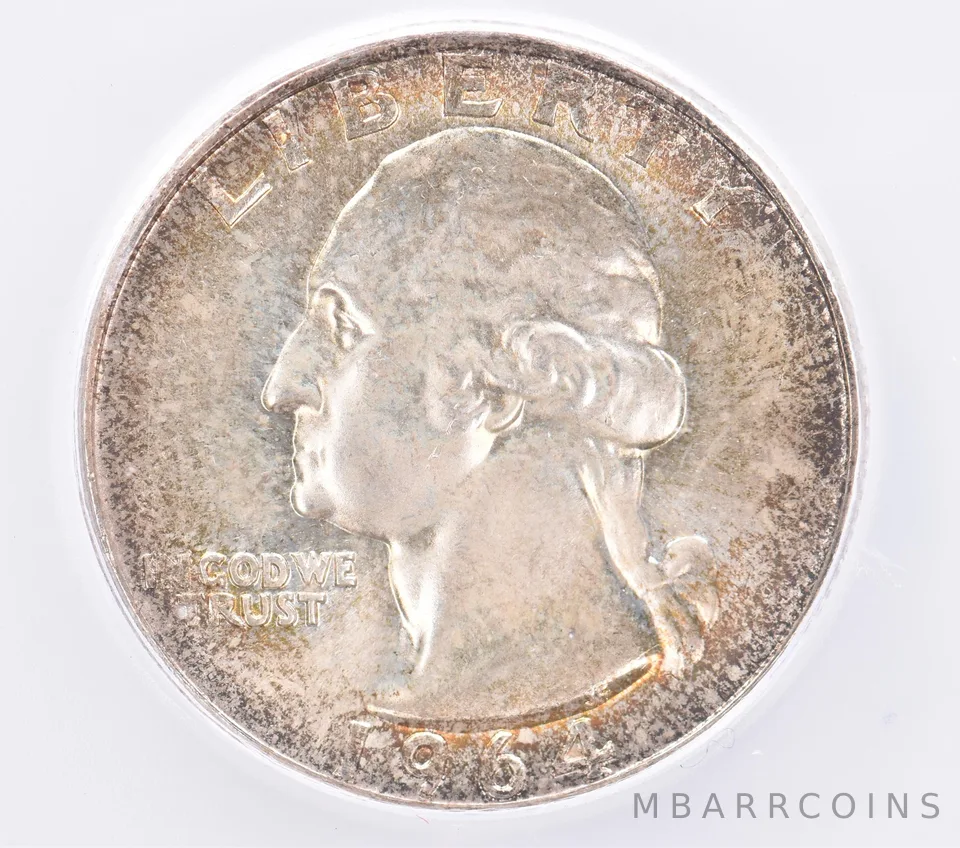 1964 Washington Quarter MS67 ICG Beautiful Tone *2521