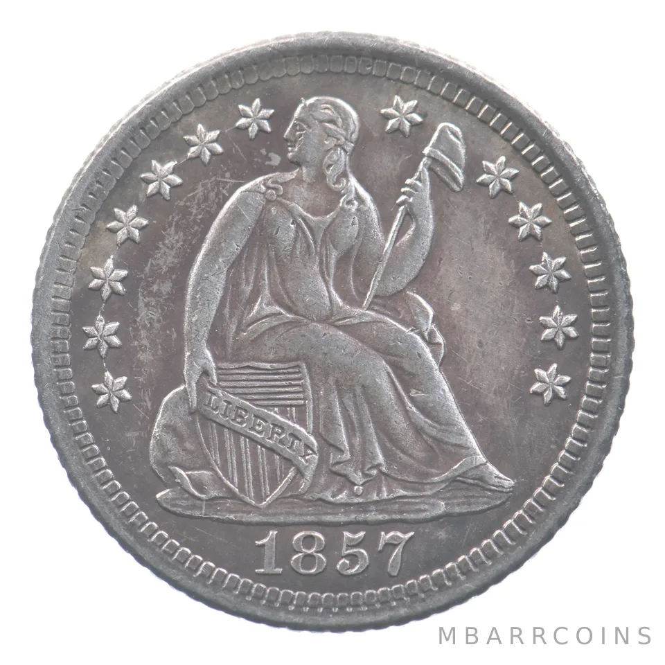 1857-O Seated Liberty Half Dime *8872