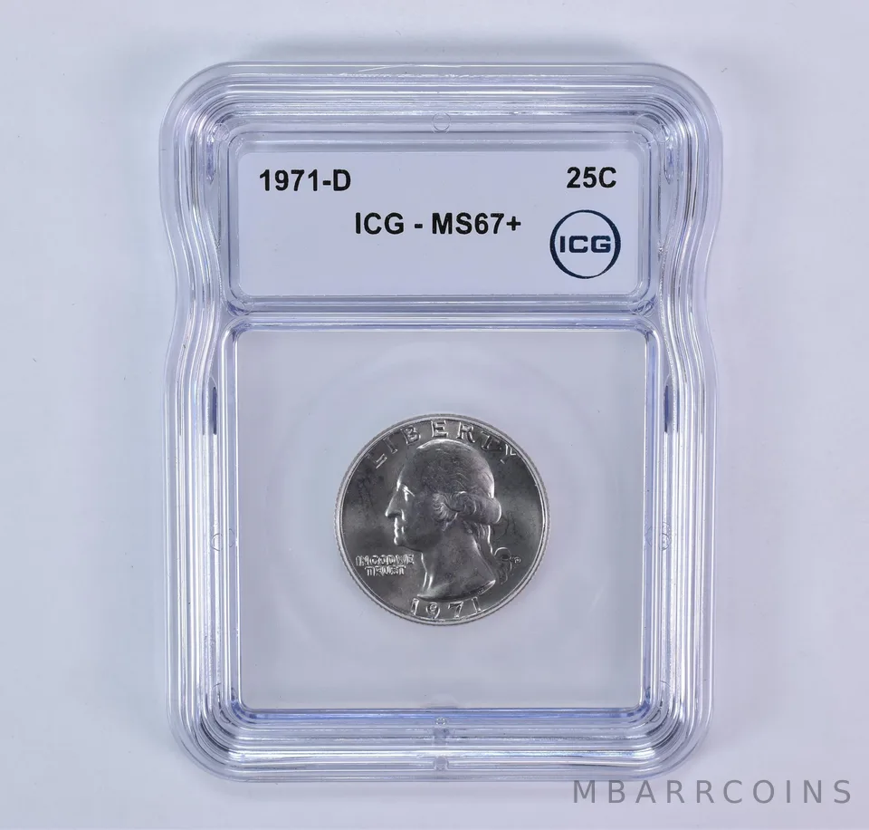 1971-D Washington Quarter MS67+ ICG