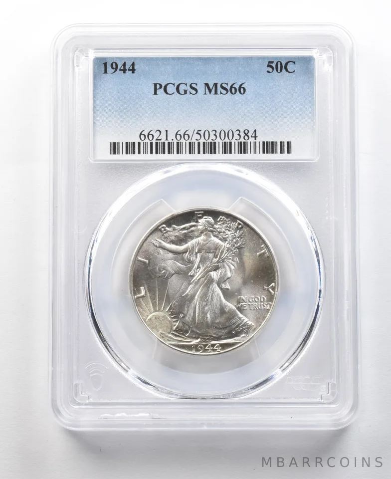1944 Walking Liberty Half Dollar MS66 PCGS *0354