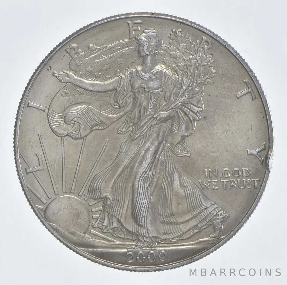 Better Date 2000 American Silver Eagle 1 Troy Oz .999 Fine Silver *163