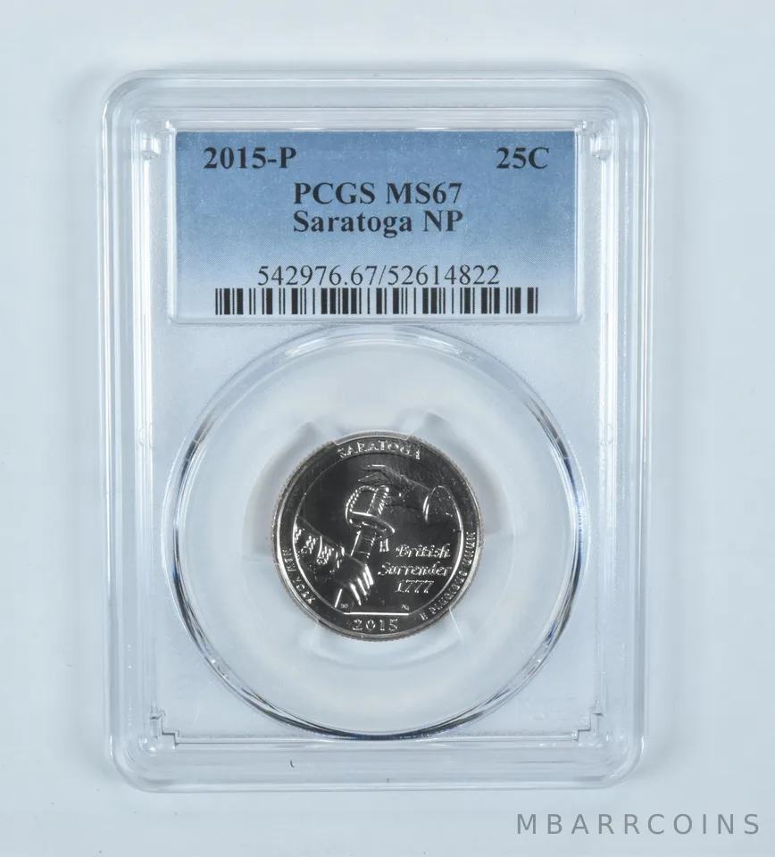 2015-P Washington Quarter ATB Saratoga MS67 PCGS