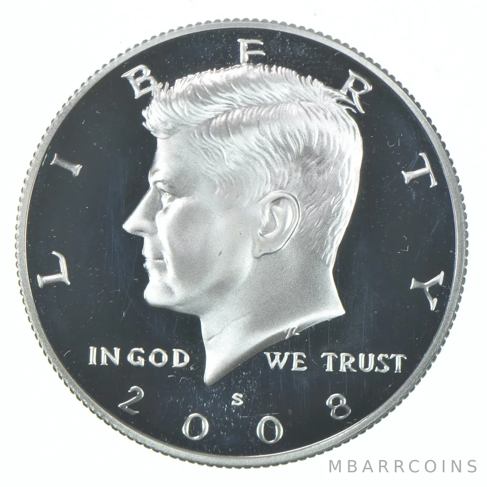 2008-S Kennedy Half Dollar Proof 90% Silver