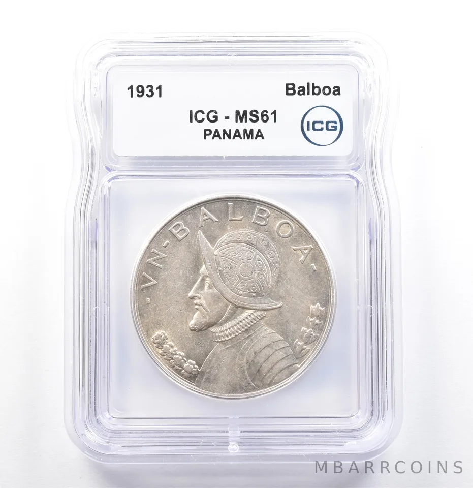 1931 Panama Balboa MS61 ICG *9866