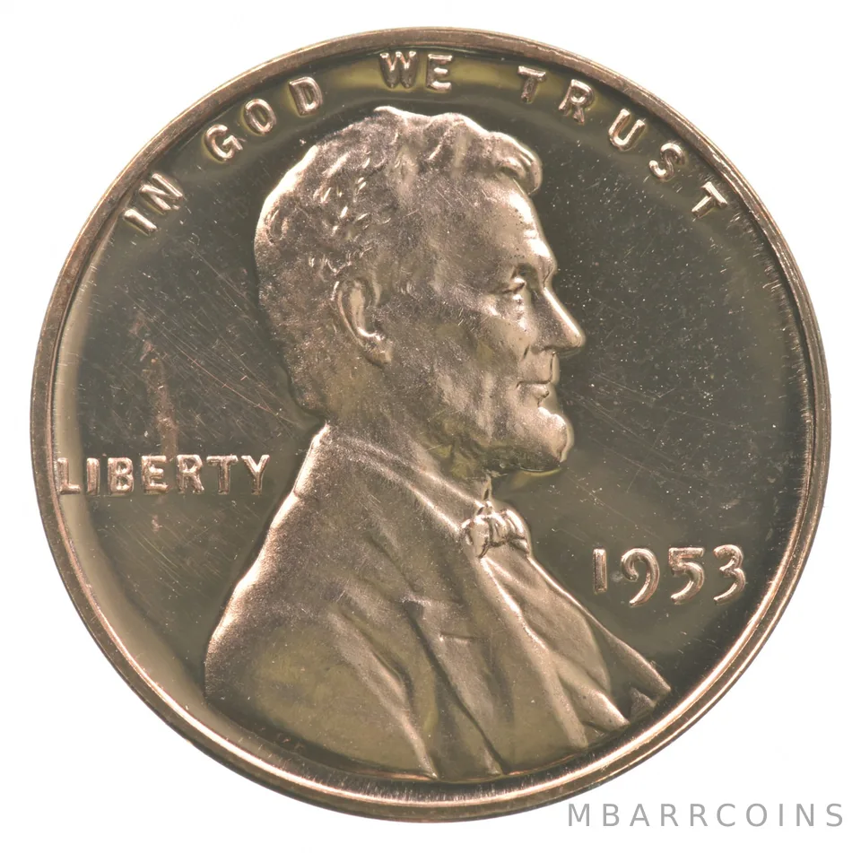 1953 Lincoln Wheat Cent Proof Cameo *8912