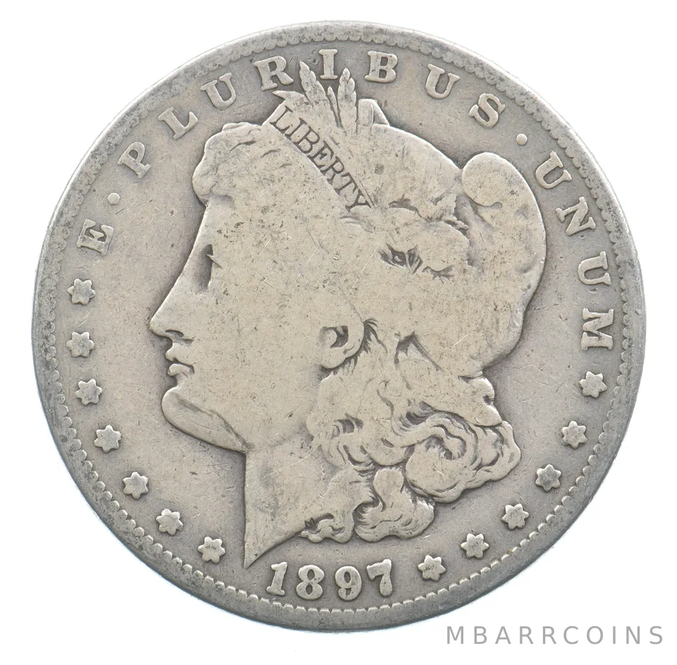 Early - 1897-S Morgan Silver Dollar - 90% US Coin *945