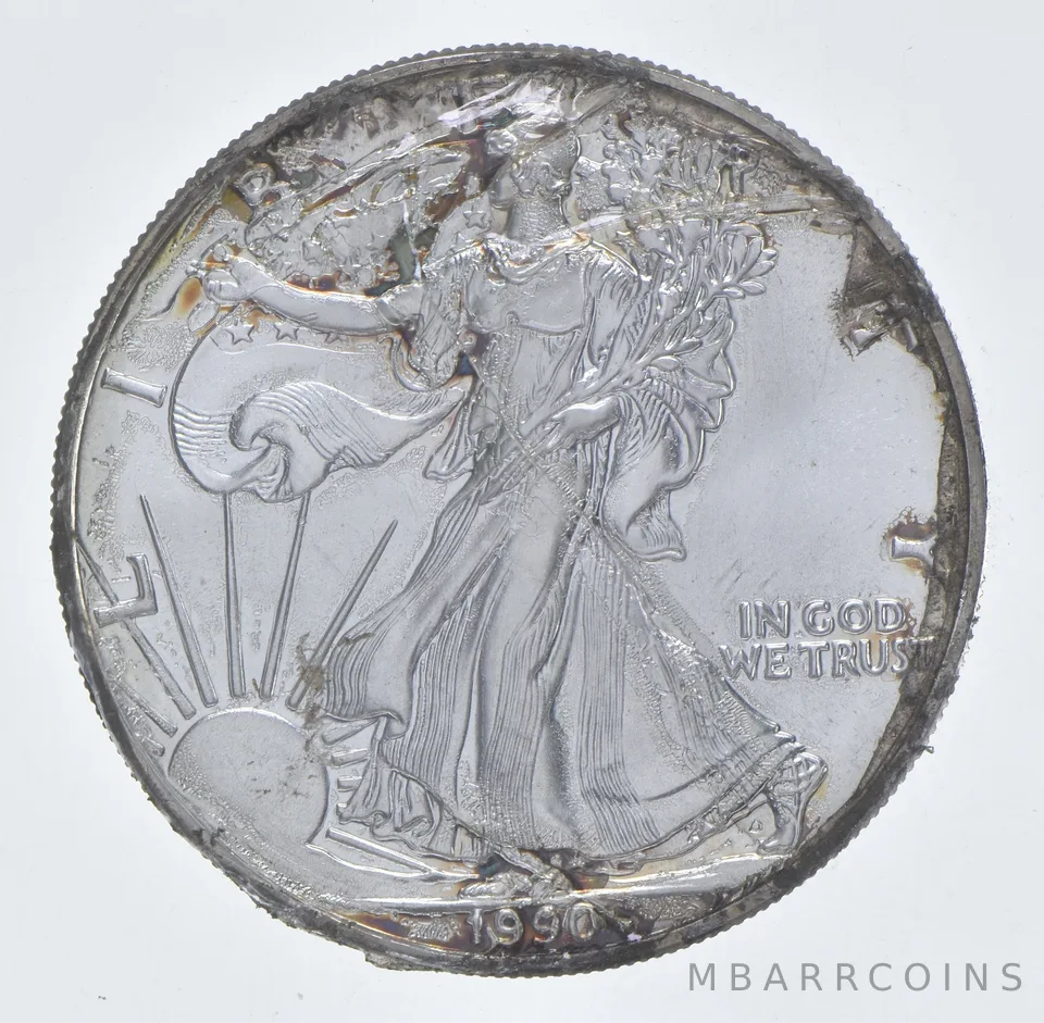 Better Date 1990 American Silver Eagle 1 Troy Oz .999 Fine Silver *147