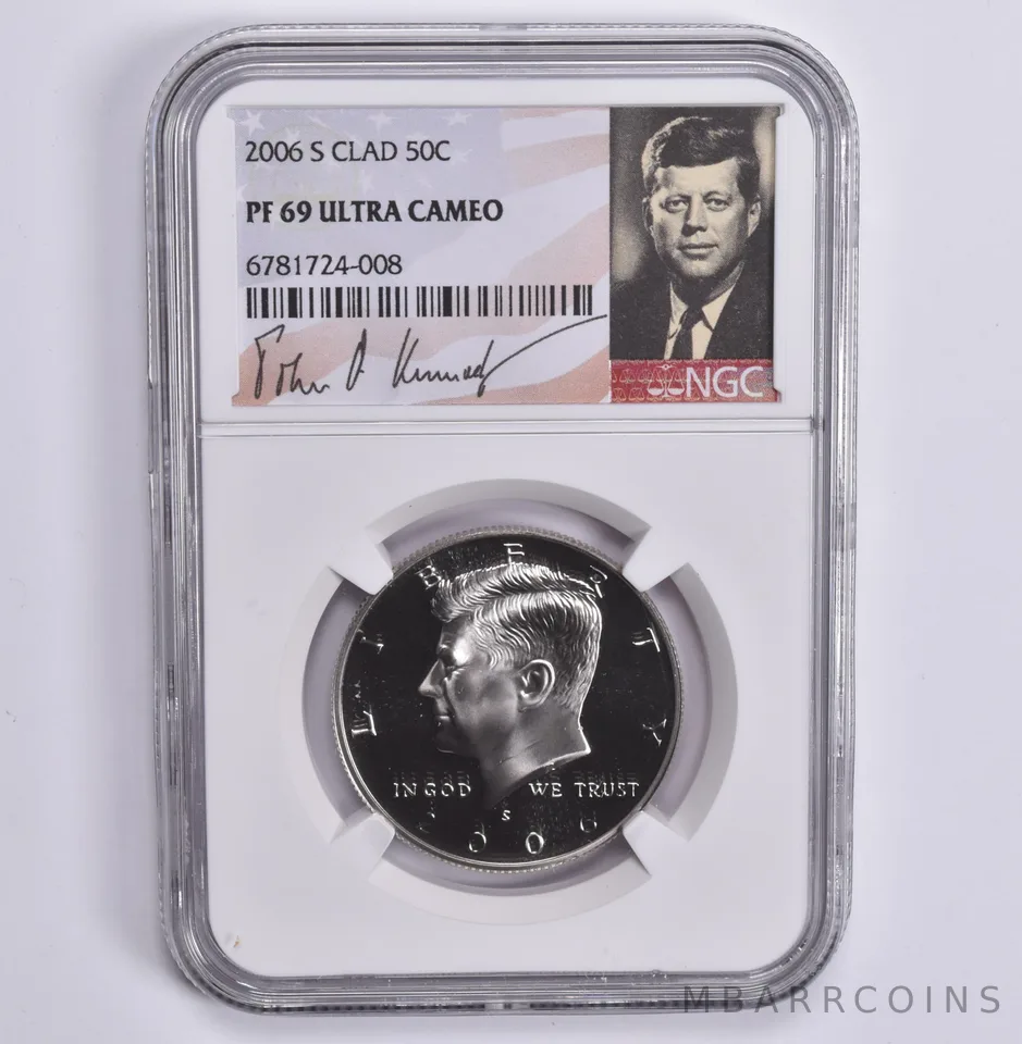 2006-S Kennedy Half Dollar CLAD PF69 NGC Special Lbl