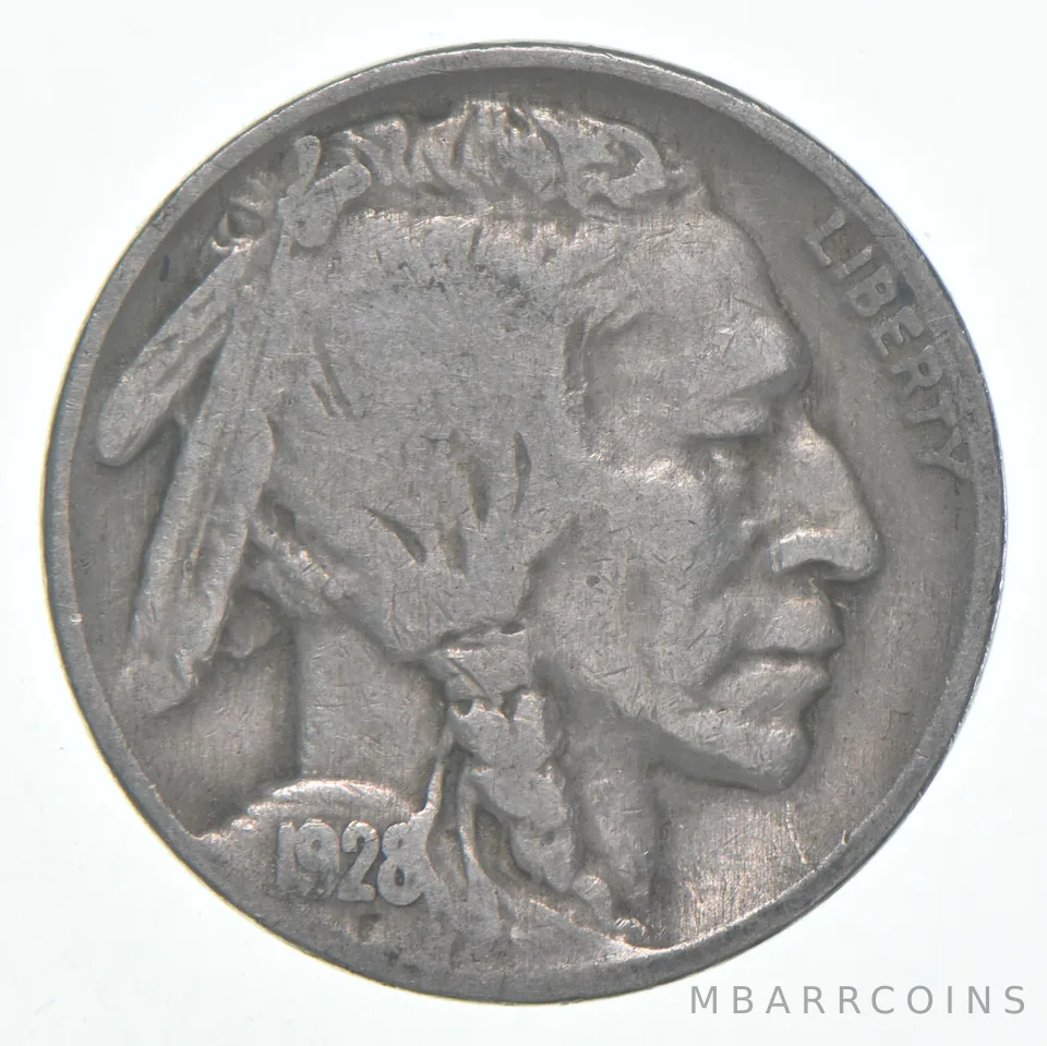 1928 (P) Indian Head Buffalo Nickel Average Circ