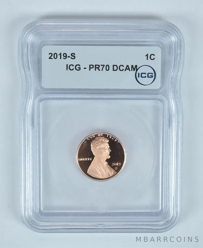 2019-S Lincoln Shield Cent PR70 DCAM ICG