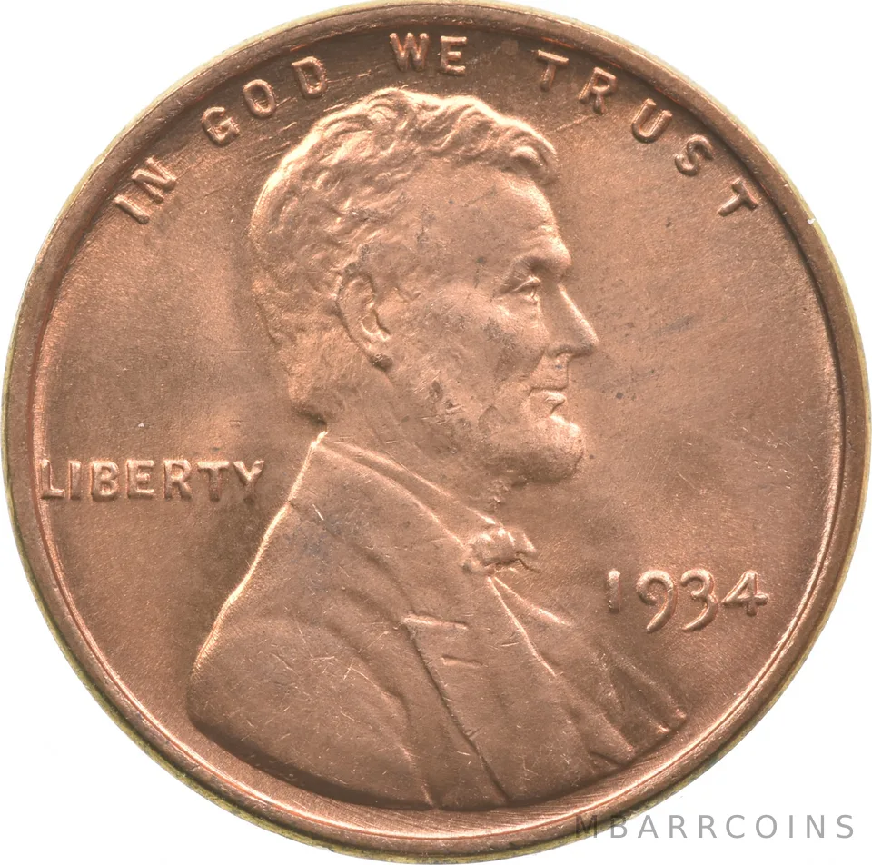 1934 Lincoln Wheat Cent *3661