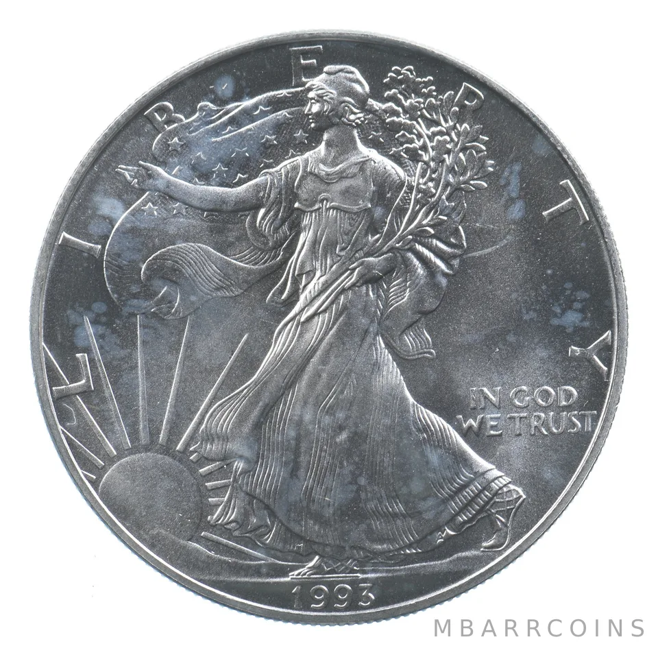 Better Date 1993 American Silver Eagle 1 Troy Oz .999 Fine Silver *744
