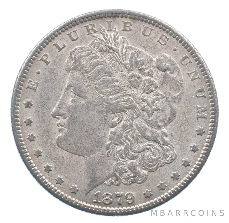 Better 1879-S Morgan Silver Dollar - 90% US Coin - Nice Coin *358