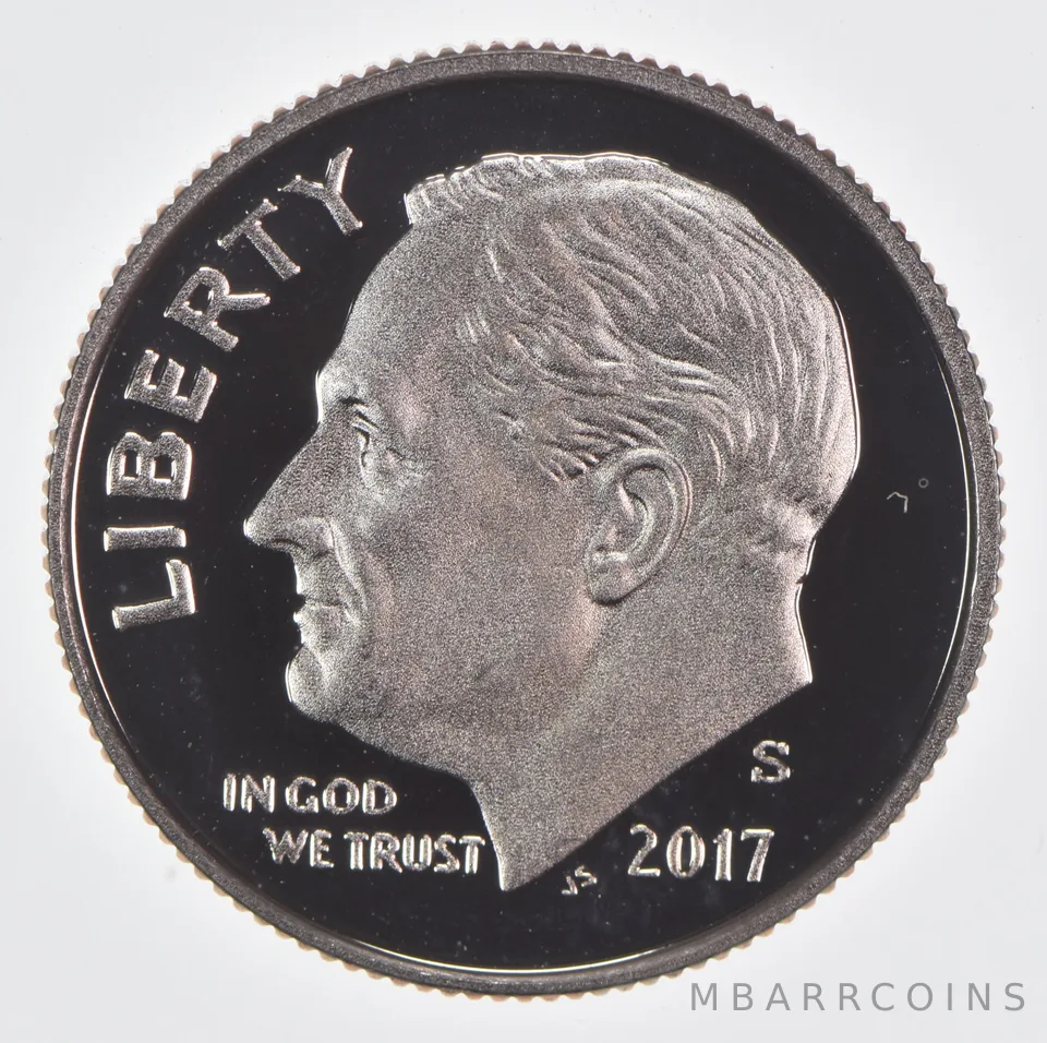 2017-S Roosevelt Dime CLAD Proof