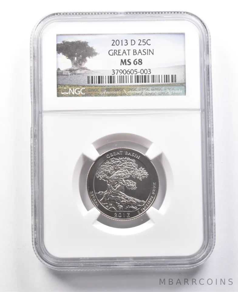 2013-D Washington Quarter Great Basin MS68 NGC a7689
