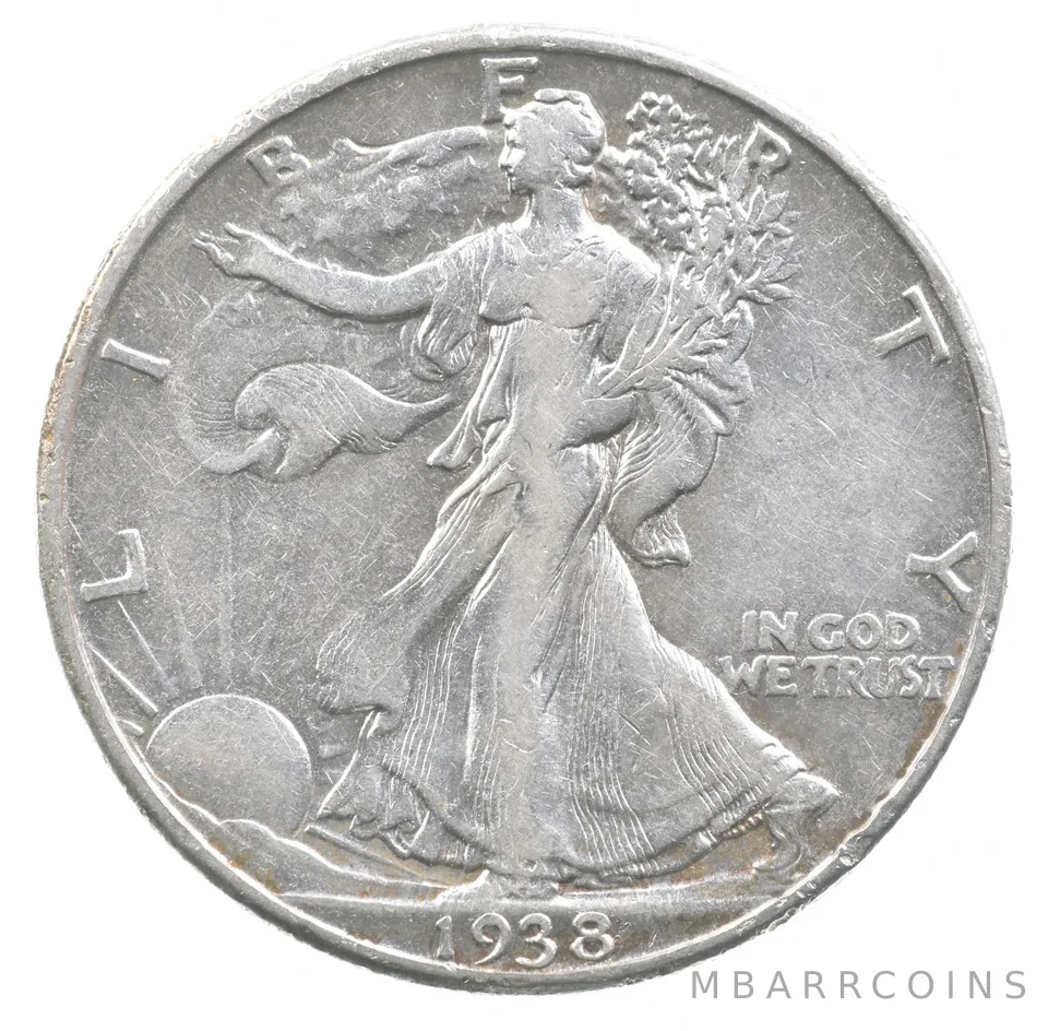 1938-D Walking Liberty Half Dollar *6689