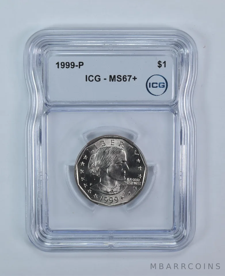 1999-P Susan B Anthony $1 MS67+ ICG