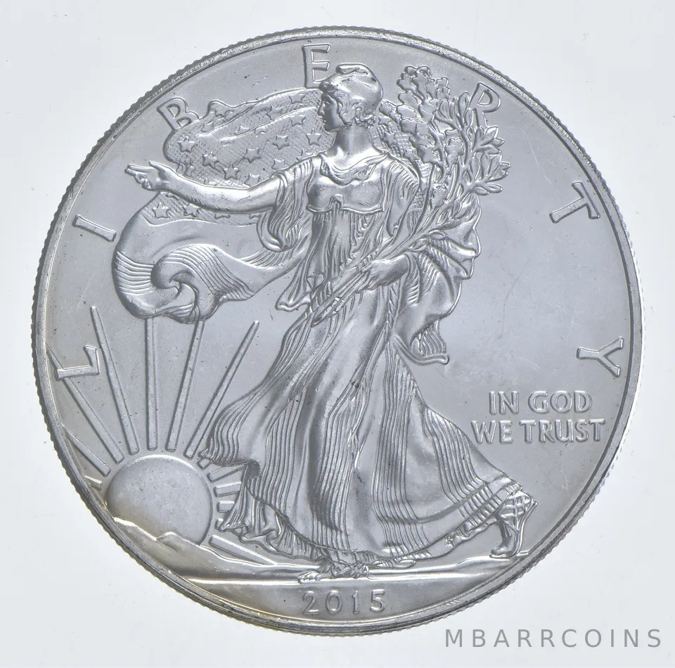 Better Date 2015 American Silver Eagle 1 Troy Oz .999 Fine Silver *589