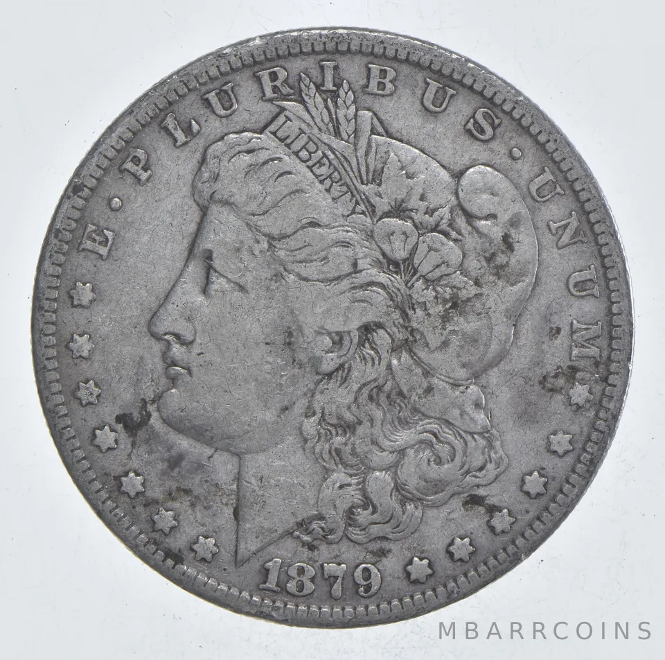 Early - 1879 Morgan Silver Dollar - 90% US Coin *057