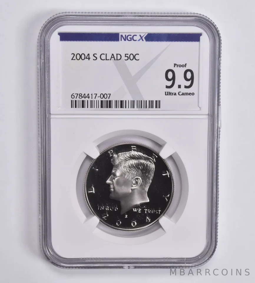 2004-S Kennedy Half Dollar CLAD 50c Proof 9.9 UCAM NGC X NGCX