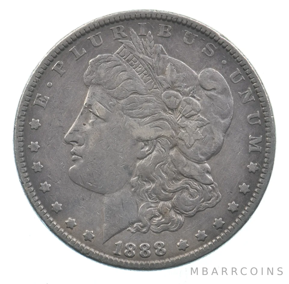 Early - 1888 Morgan Silver Dollar - 90% US Coin *837